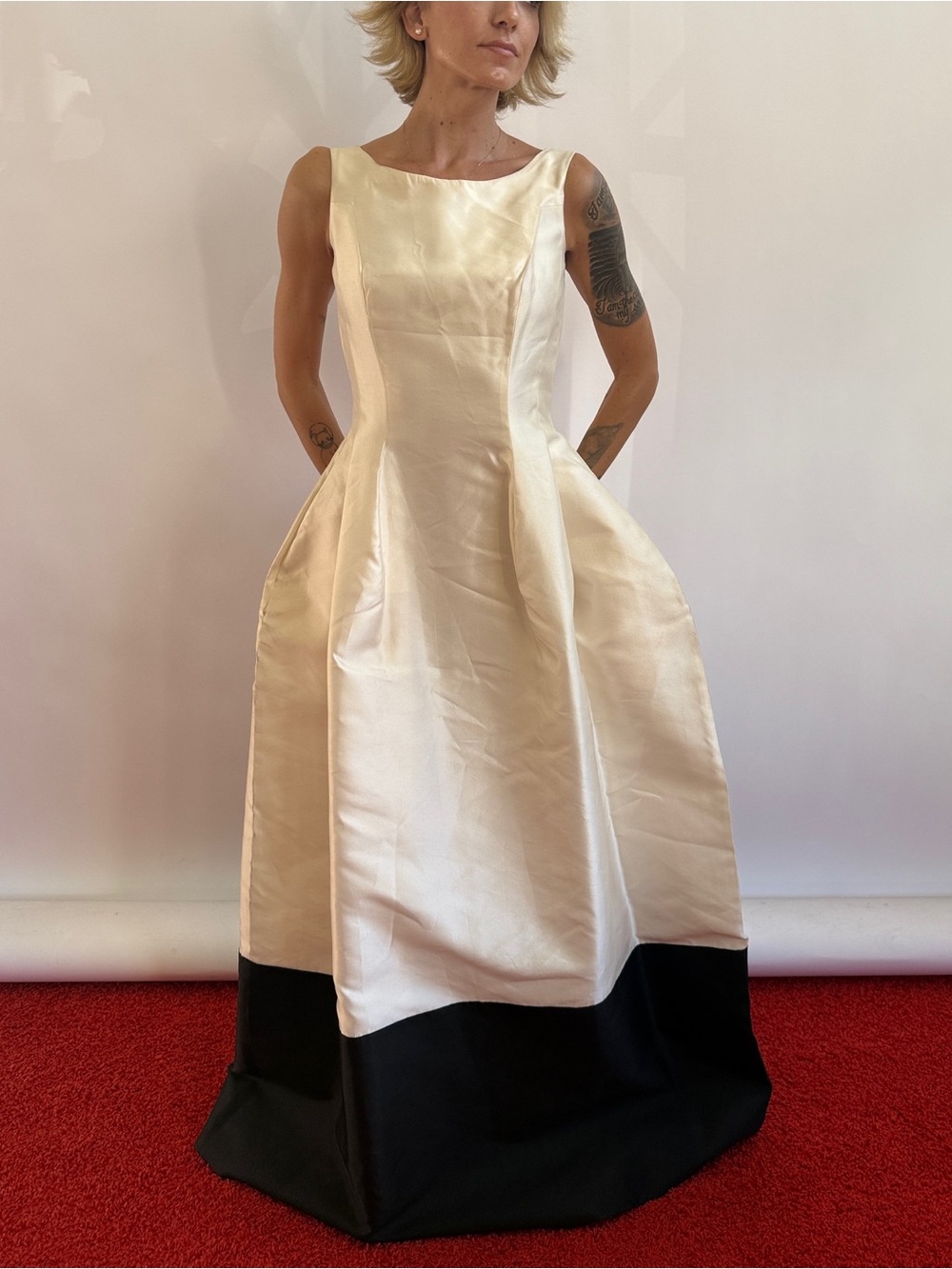 Vivienne Westwood Gold Label Couture Dress SS15 Ivory Silk Brand New US 6 w TAG